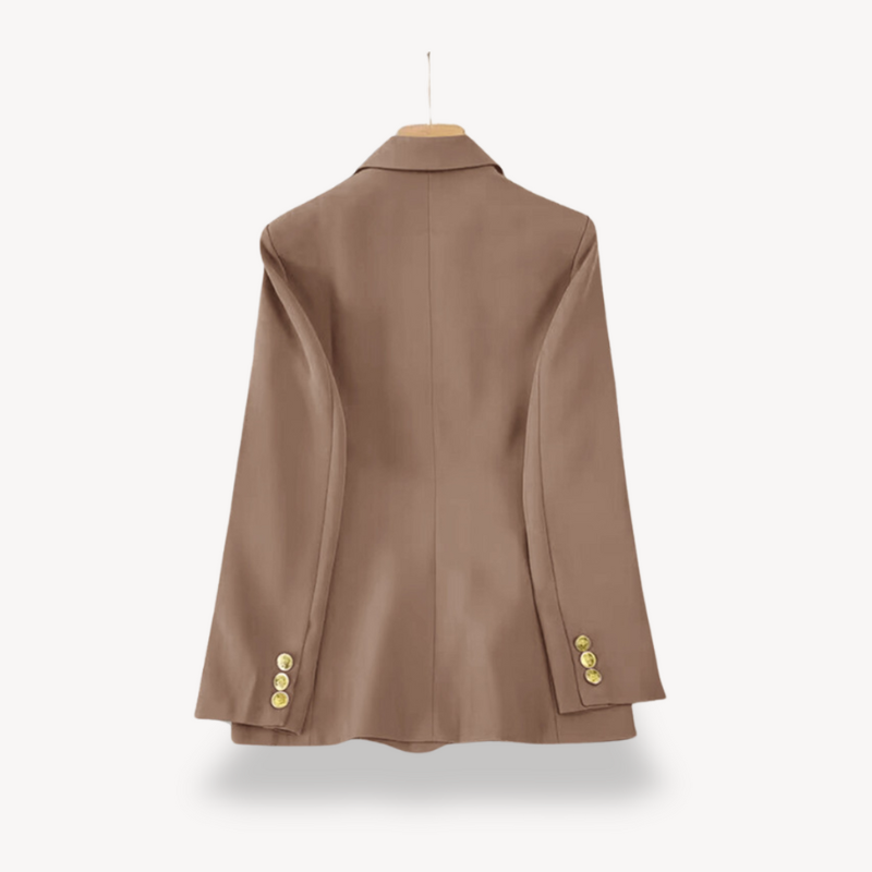 Women's Double-Breasted Blazer - Elegance and Versatile Styling 6