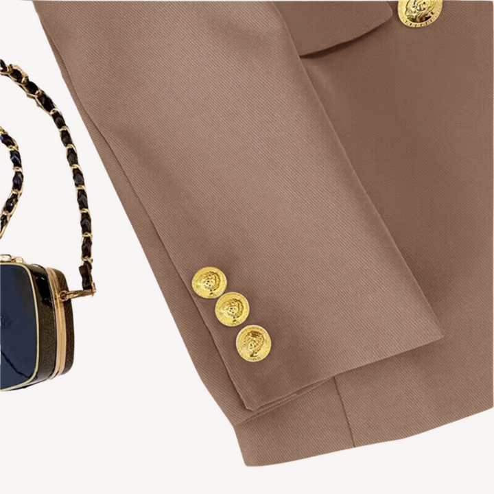 Women's Double-Breasted Blazer - Elegance and Versatile Styling 7