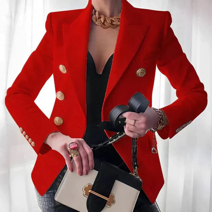 Women's Double-Breasted Blazer Stylish for Professional or Casual Wear 5