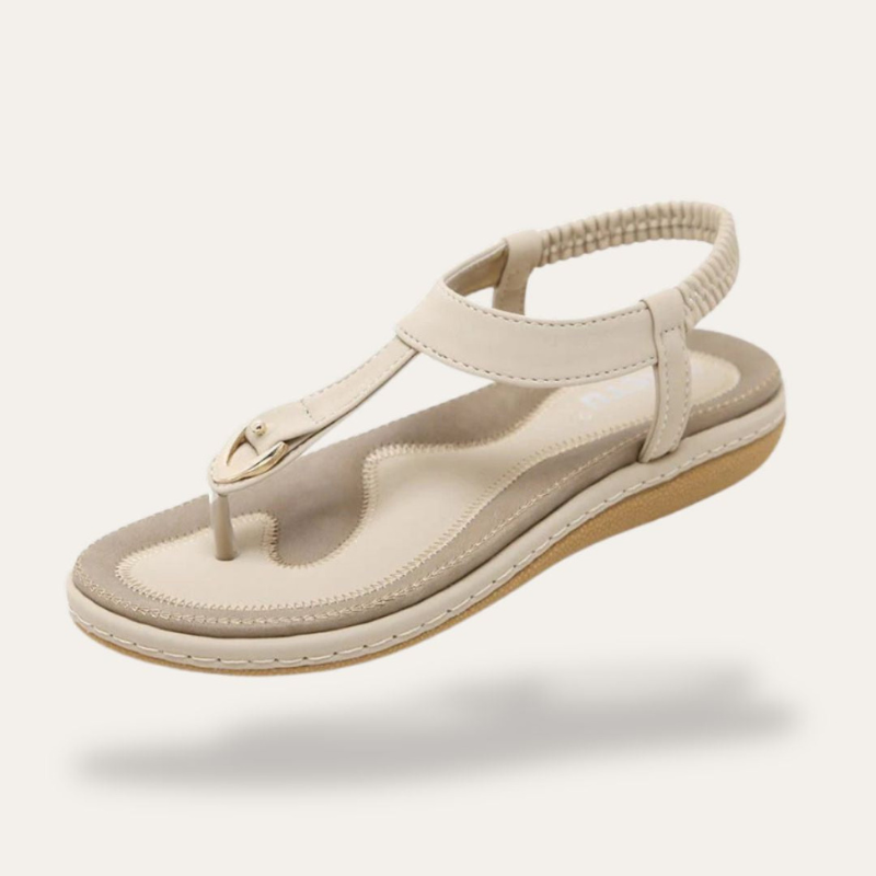 Women's Elastic T-Strap Sandals