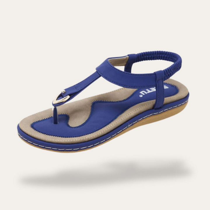 Women's Elastic T-Strap Sandals