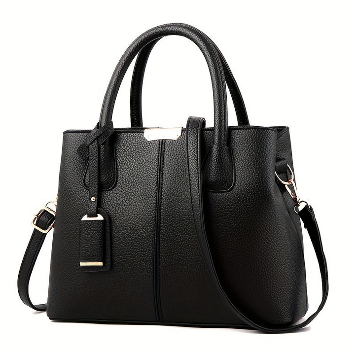 Women's Leather Tote Handbag with Crossbody Strap - Stylish and Versatile Purses for Everyday Use 0