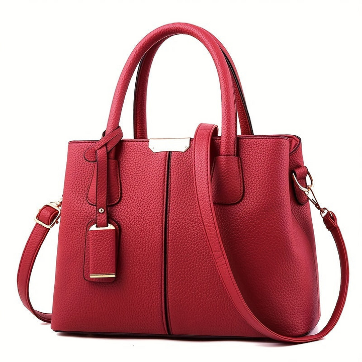 Women's Leather Tote Handbag with Crossbody Strap - Stylish and Versatile Purses for Everyday Use 4