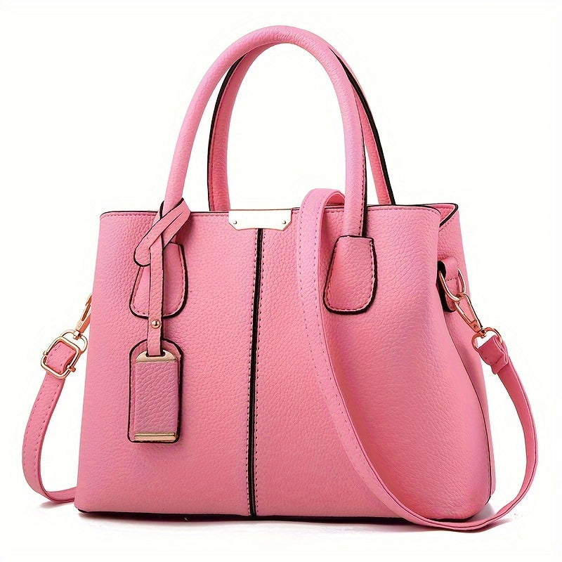 Women's Leather Tote Handbag with Crossbody Strap - Stylish and Versatile Purses for Everyday Use 5
