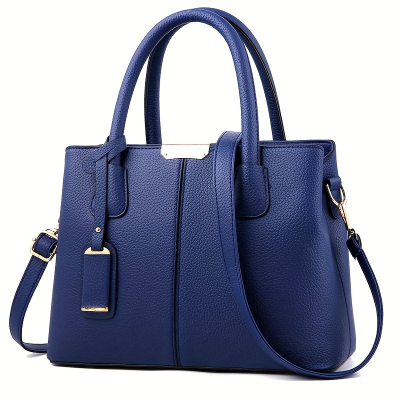 Women's Leather Tote Handbag with Crossbody Strap - Stylish and Versatile Purses for Everyday Use 6