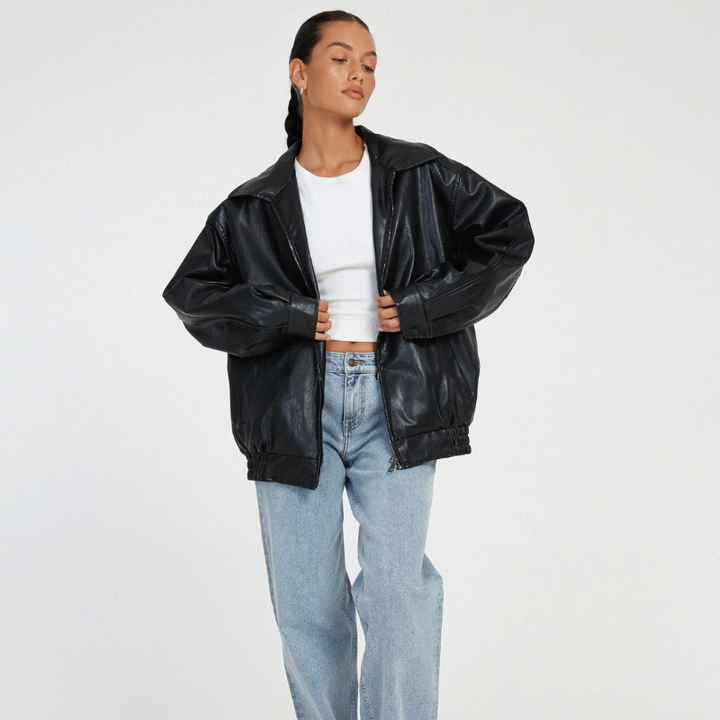 Women's Oversized Jacket - Transitional Coat for Versatile Outfits 3