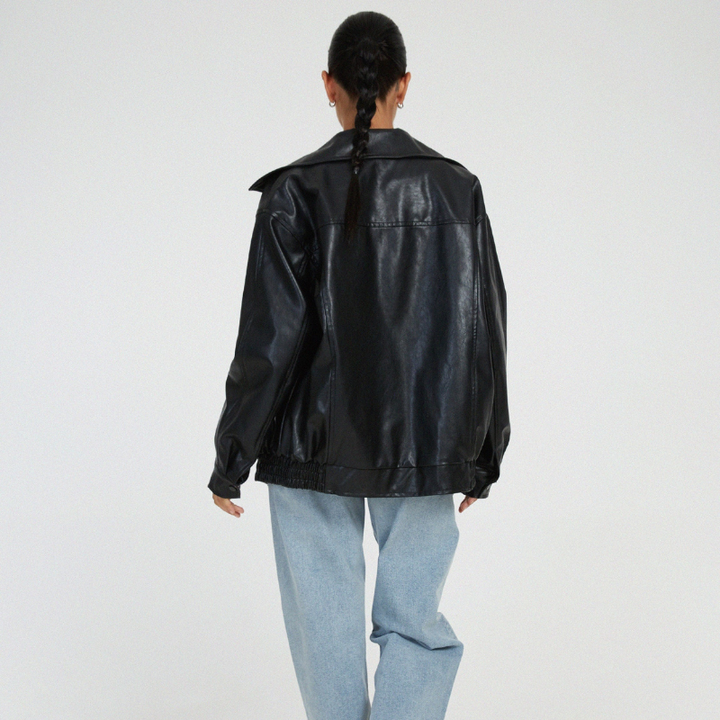 Women's Oversized Jacket - Transitional Coat for Versatile Outfits 5