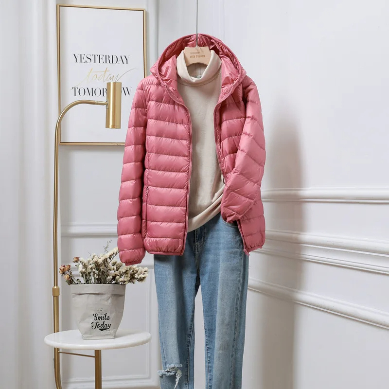 Women's Puffer Jacket Hooded Winter Coat 0