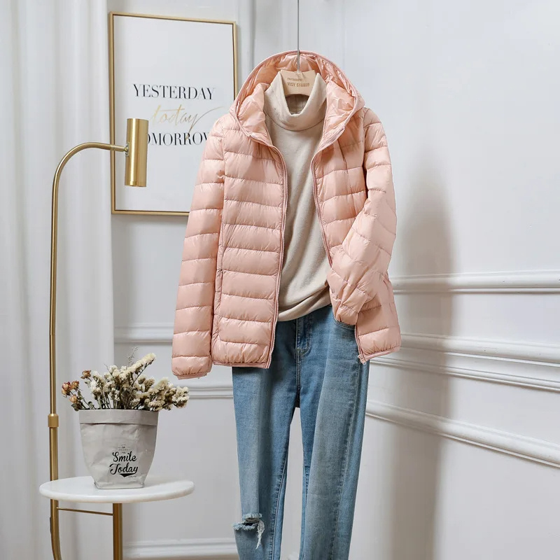 Women's Puffer Jacket Hooded Winter Coat 1