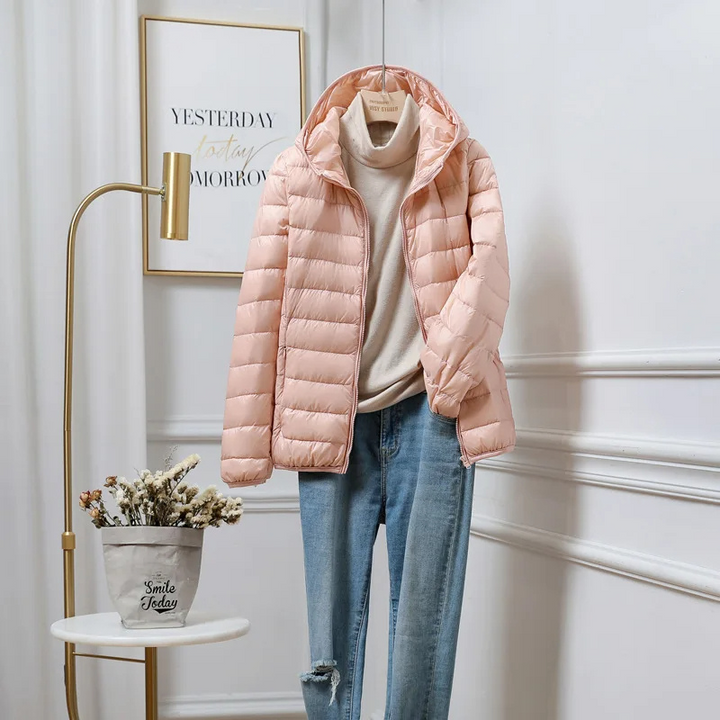 Women's Puffer Jacket Hooded Winter Coat 1