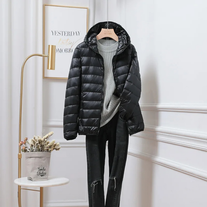 Women's Puffer Jacket Hooded Winter Coat 10