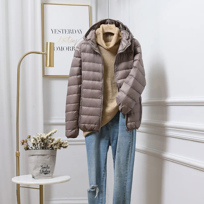 Women's Puffer Jacket Hooded Winter Coat 12