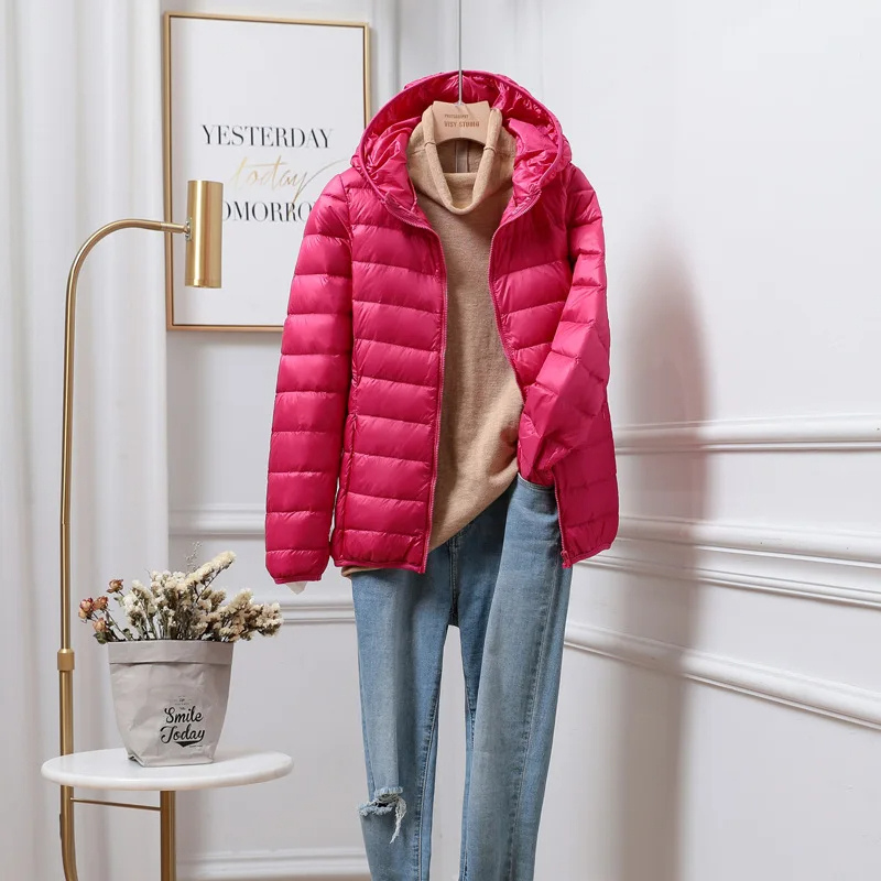 Women's Puffer Jacket Hooded Winter Coat 2