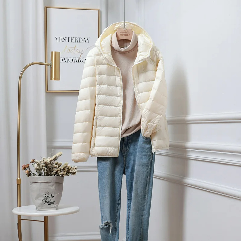 Women's Puffer Jacket Hooded Winter Coat 8