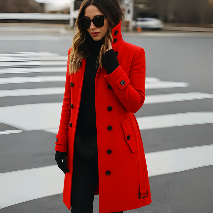 Women's Slim-Fit Long Sleeve Winter Coat