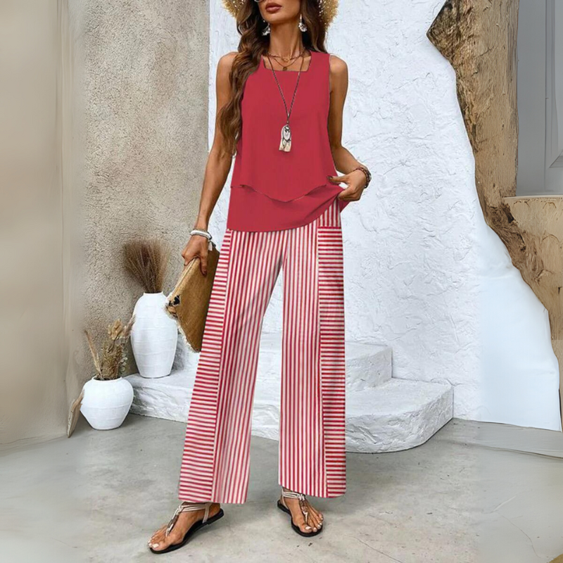 Women’s Summer Two-Piece Set – Stylish and Casual Co-Ord 4