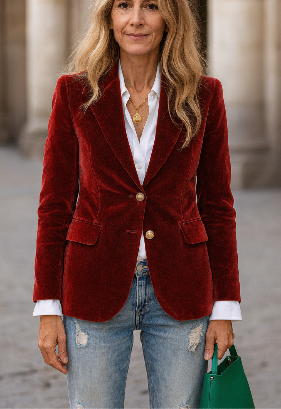 Women's Tailored Blazer – Designed for Layering and Style