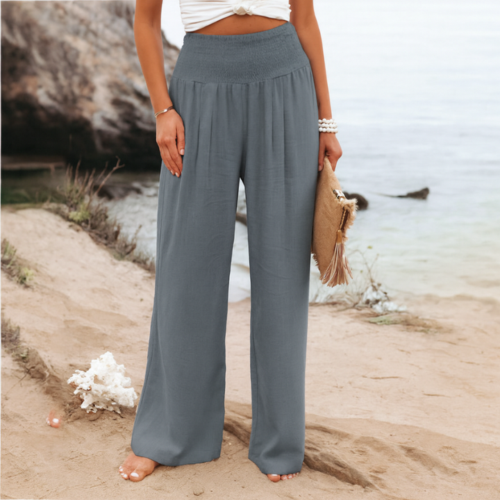 Women's Wide Leg Palazzo Pants - Stylish Trousers for Everyday Wear