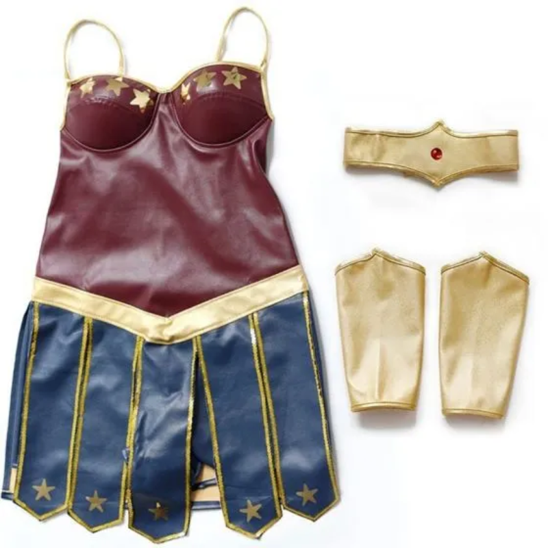 Womens WonderWomen Deluxe Super Hero Halloween Costume