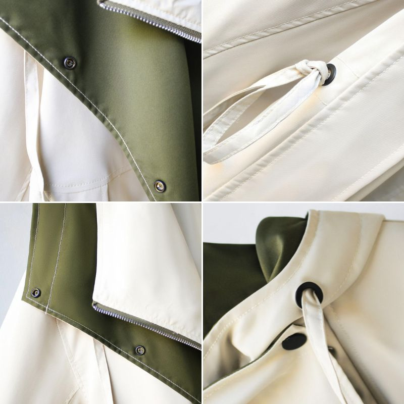 Women’s Two-Tone Asymmetrical Jacket – Stylish Layering Outerwear